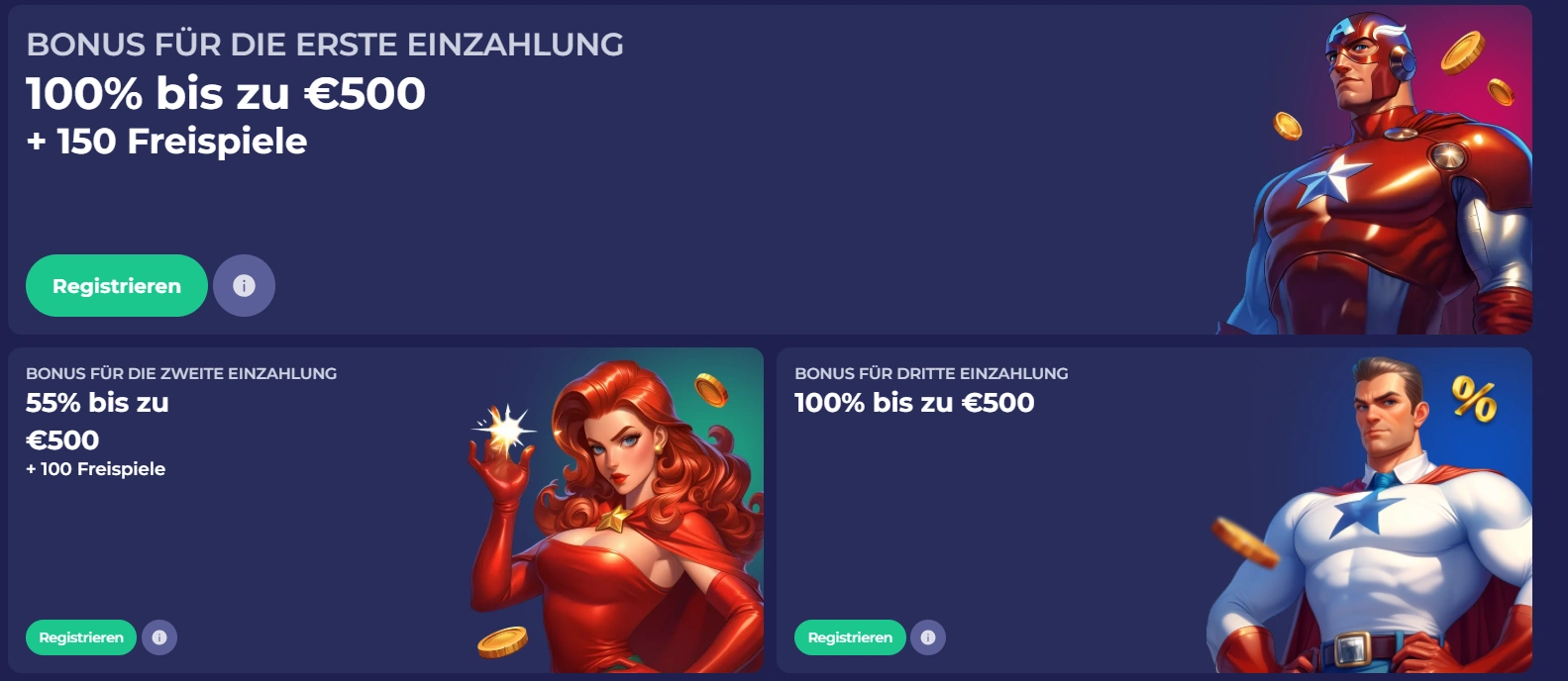 Bruno Casino Willkommen bonus
